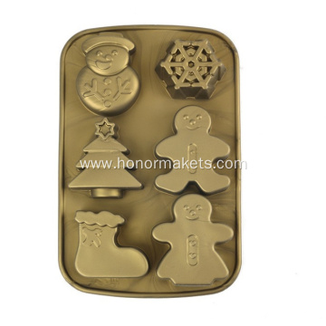 Silicone Christmas cake chocolate mold